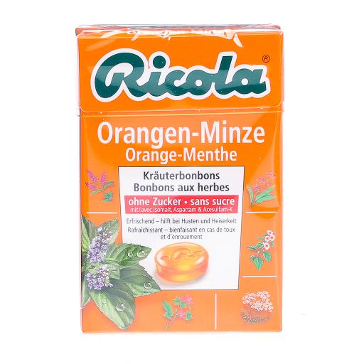 Ricola Bonbons aux herbes sans sucre, enrouement