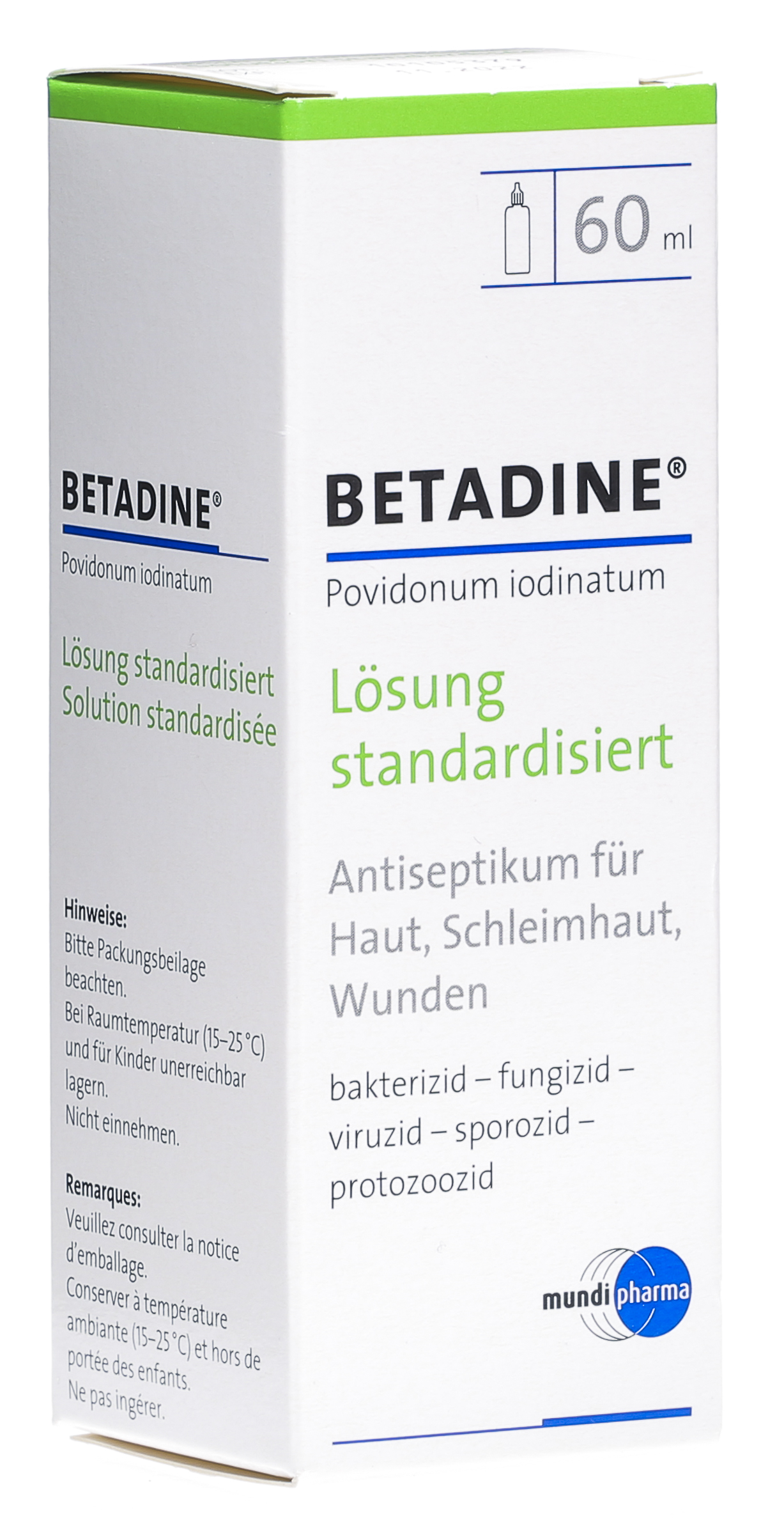 Betadine solution standardisée flacon 500 ml