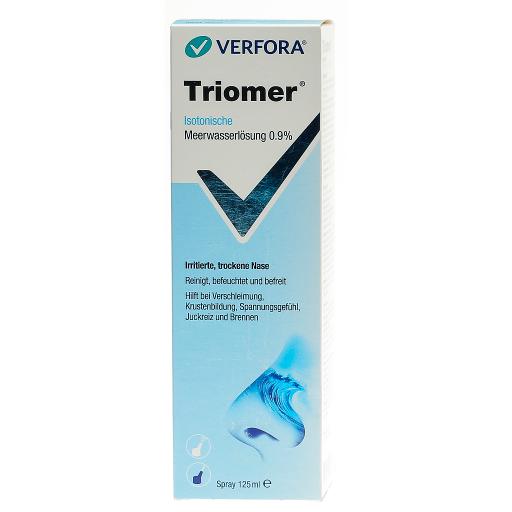 Triomer Isotonique Solution À Base D'Eau De Mer 0,9% Nez Sec Et Irrité Spray  245ml