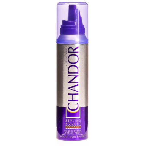 CHANDOR COLOUR Styling mousse châtain foncé 150 ml abilis.ch