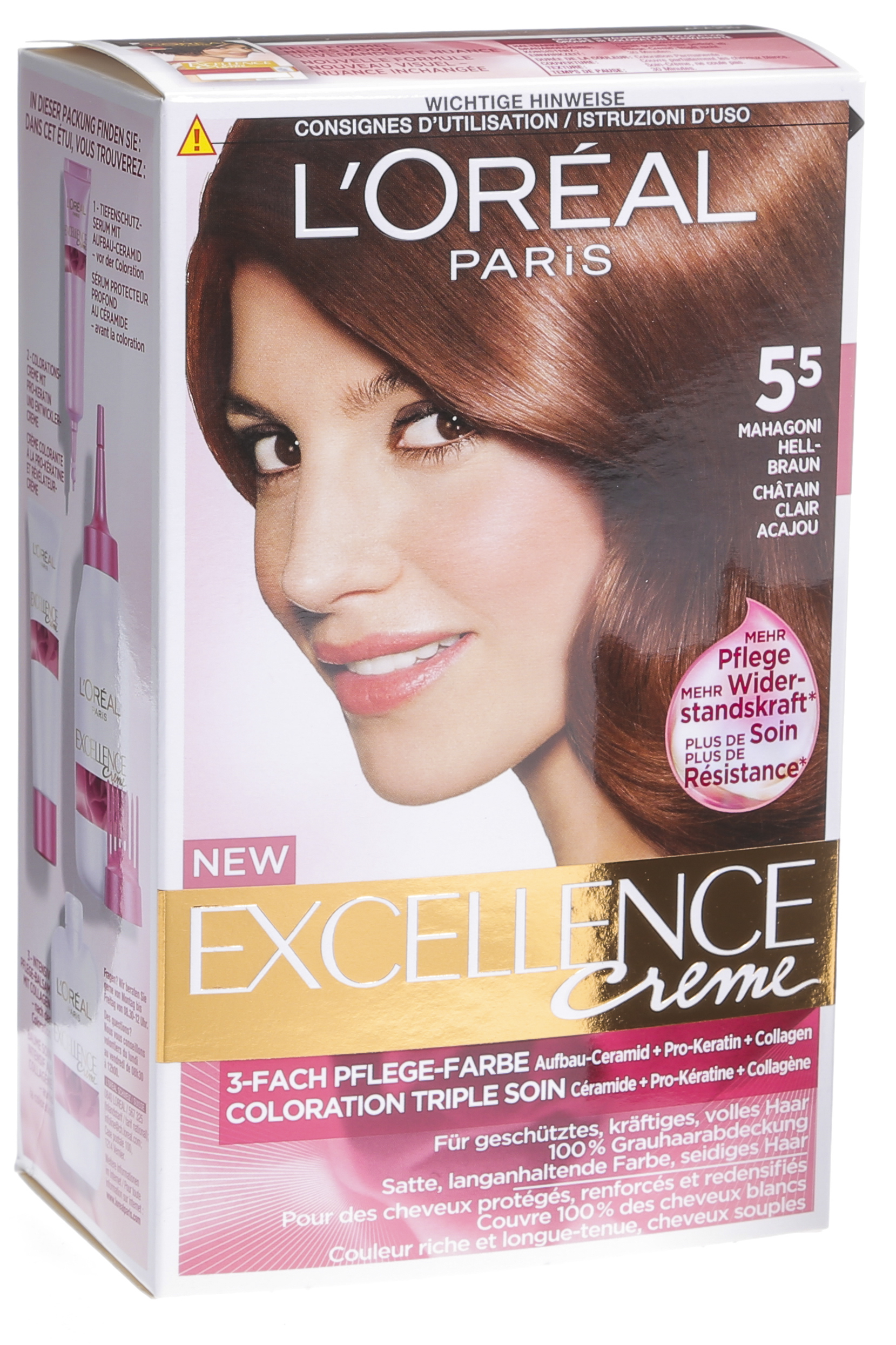 couleur de cheveux loreal acajou