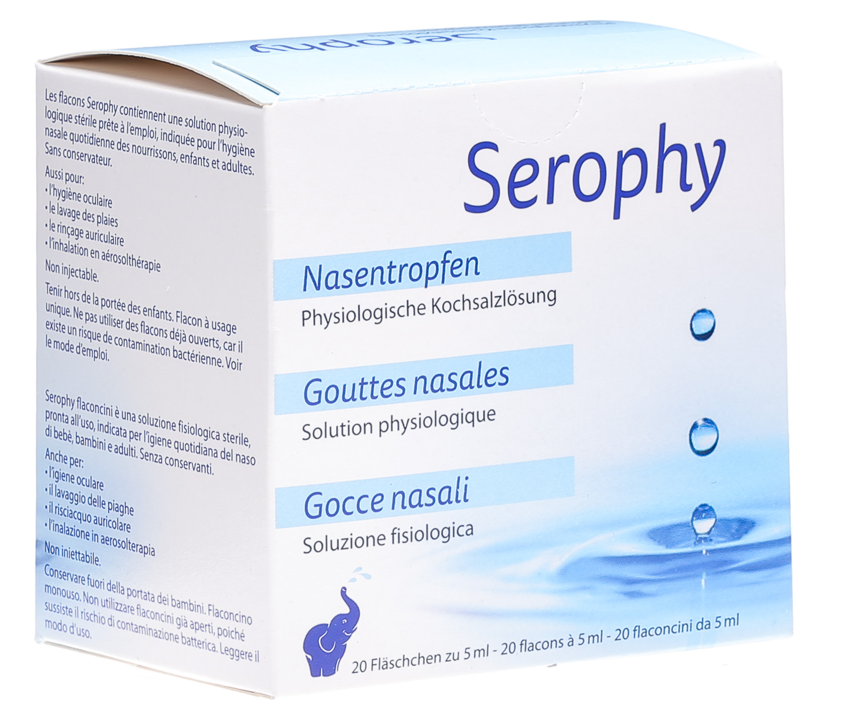 Serophy filtres pour mouche-bébé 10 filtres & 1 embout nasal 1 Pièce