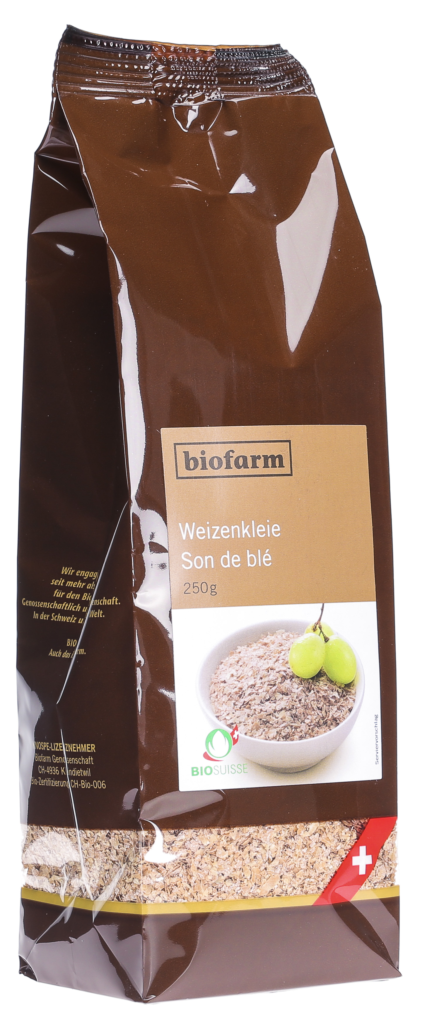 Son de blé naturel bio 250 g Bourgeon