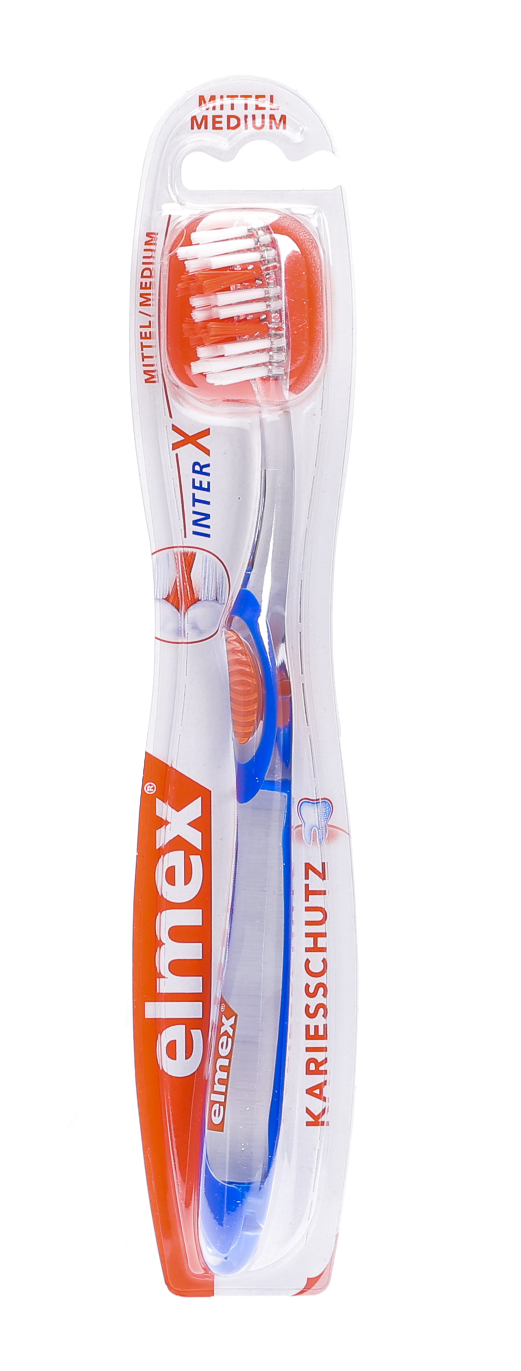 Brosse à dents Medium Elmex InterX Protection Caries