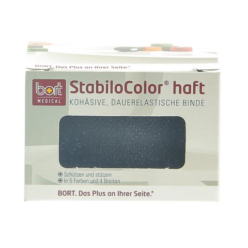 Bort Stabilo Fascia Da Polso Elastica, Taglia 3 (M), Colore Nero, Supporto Per Polso