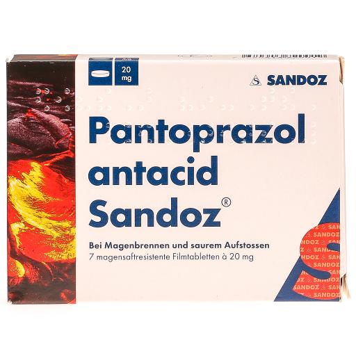 Pantoprazole Antacid Sandoz, acidité gastrique abilis.ch