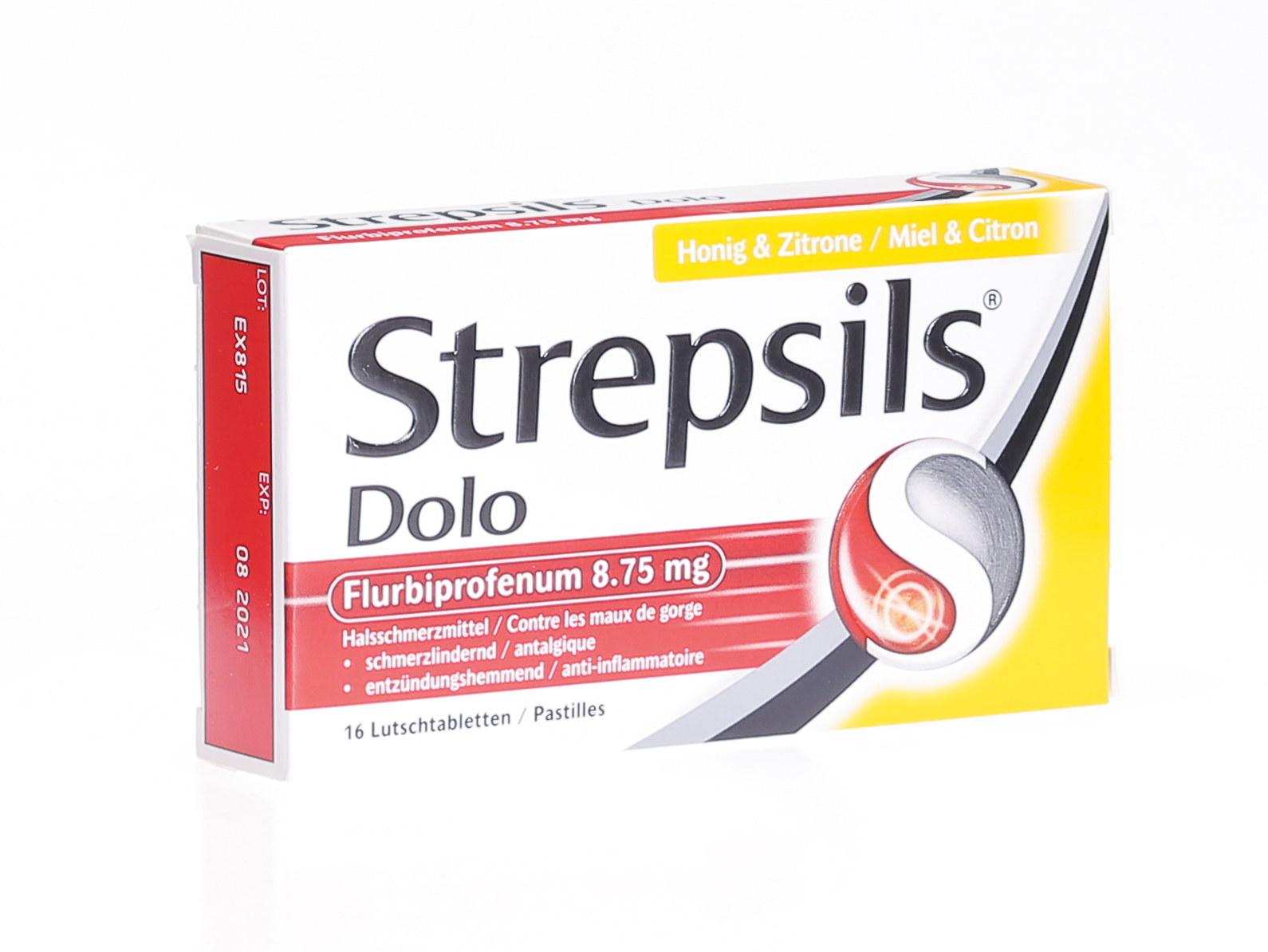 Strepsils Dolo comprimés à sucer, maux de gorge