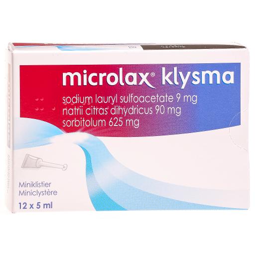Microlax Clystère 4 tubes 5 ml