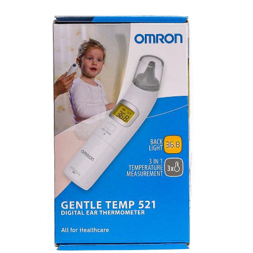 Omron Gentle Temp 521 Thermomètre auriculaire - 3 en 1