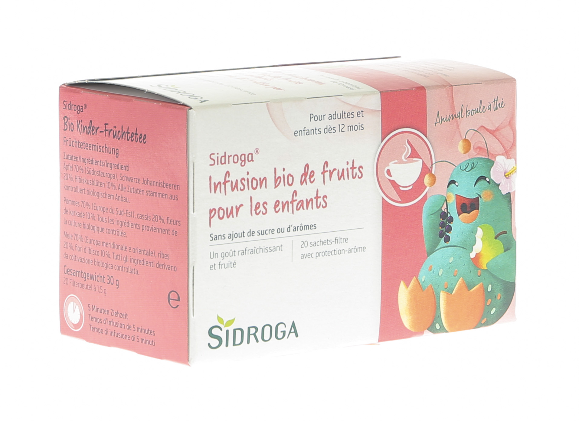 SIDROGA® Tisane de fenouil pour bébés et enfants 20 sachets