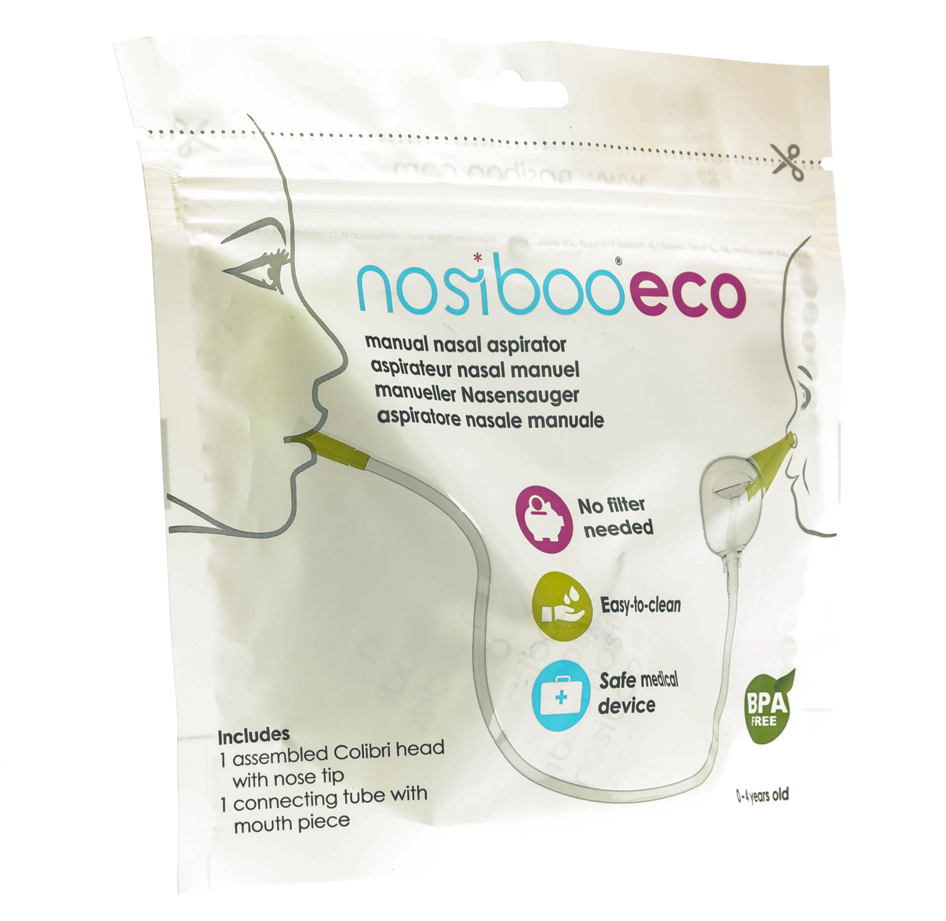 Aspirateur nasal électrique Nosiboo Pro Vert NOSIBOO, Vente en ligne de Mouche  bébé