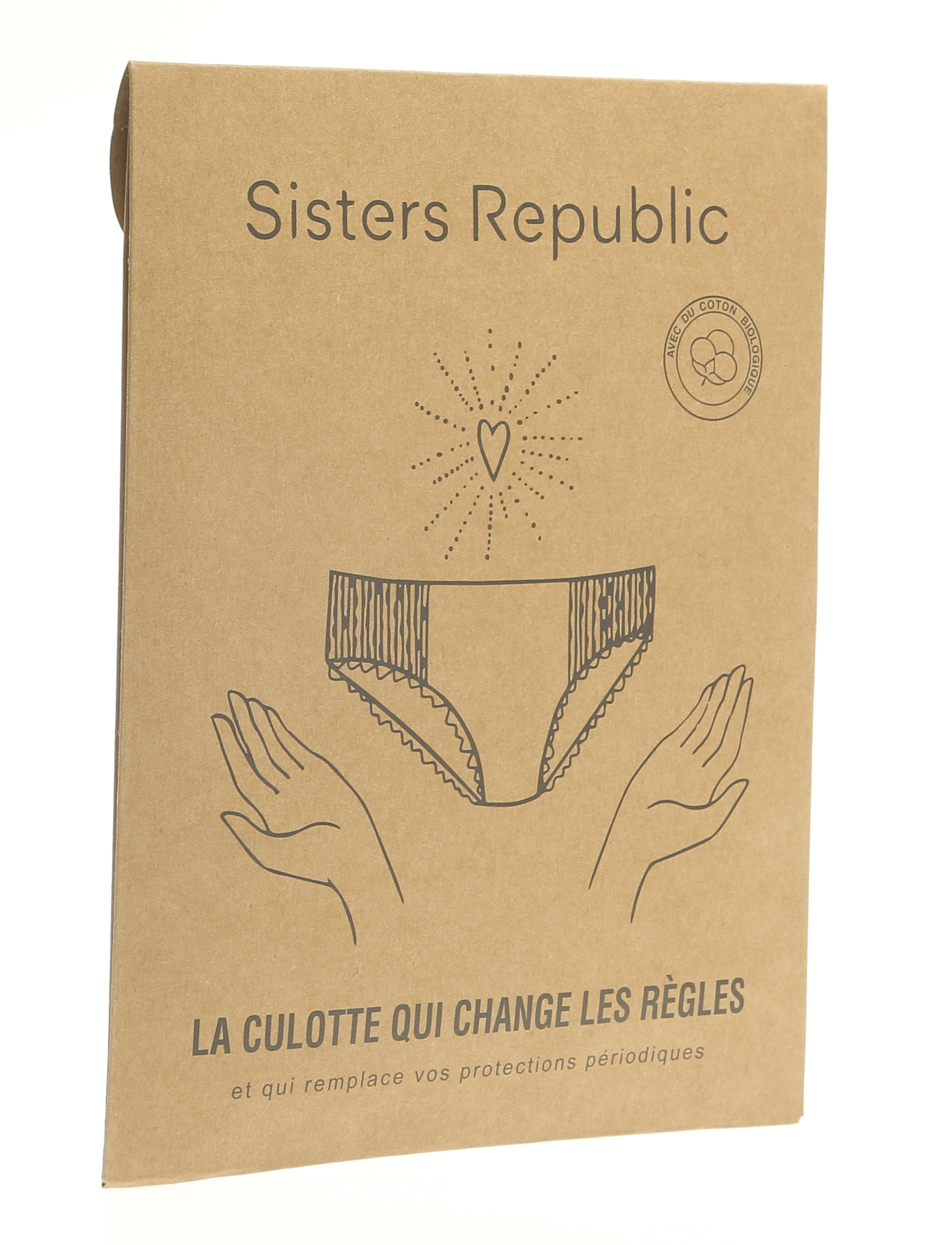 Culotte menstruelle emboitante UNDER Sister Republic Flux LIGHT