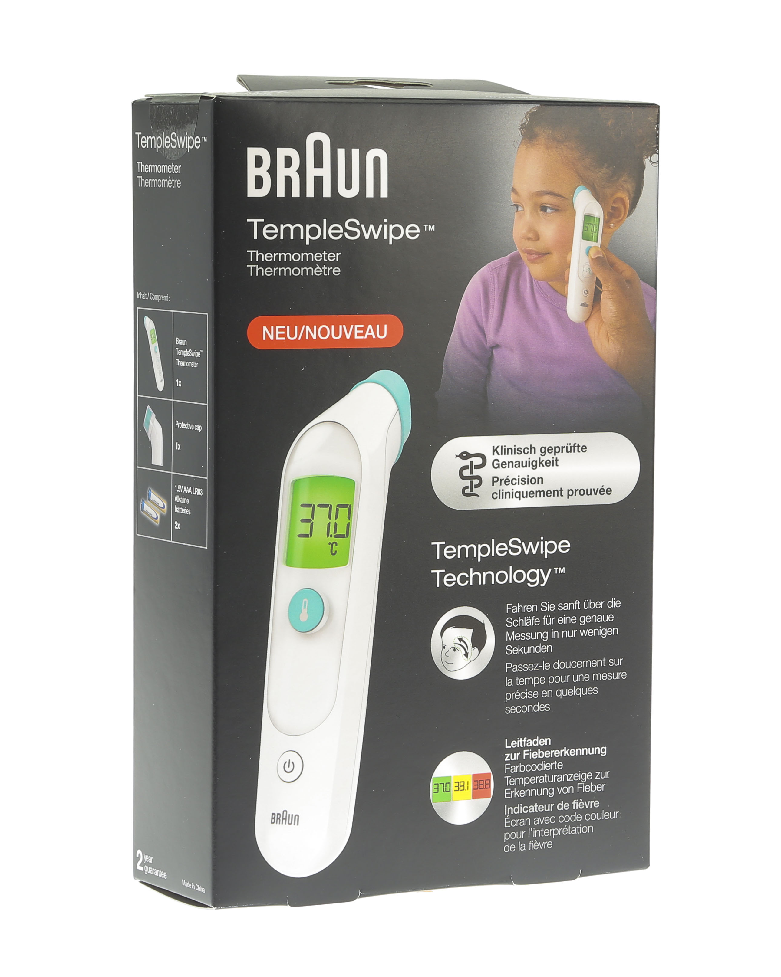 BRAUN THERMOMETRE FRONTAL SANS CONTACT - Parapharmacie Henry