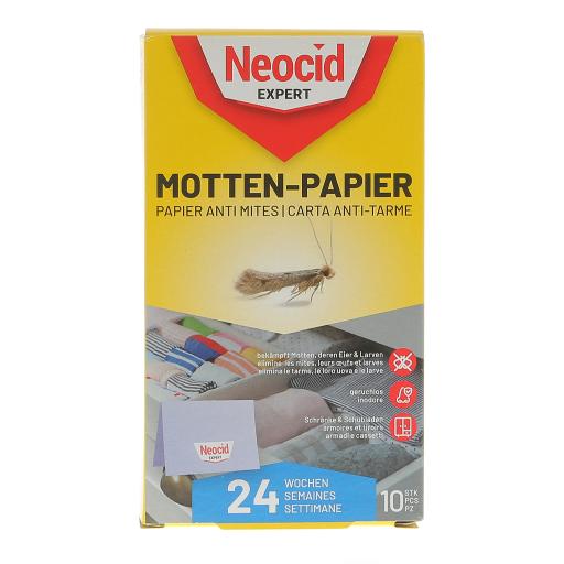 Neocid Expert papier antimites, armoires et tiroirs